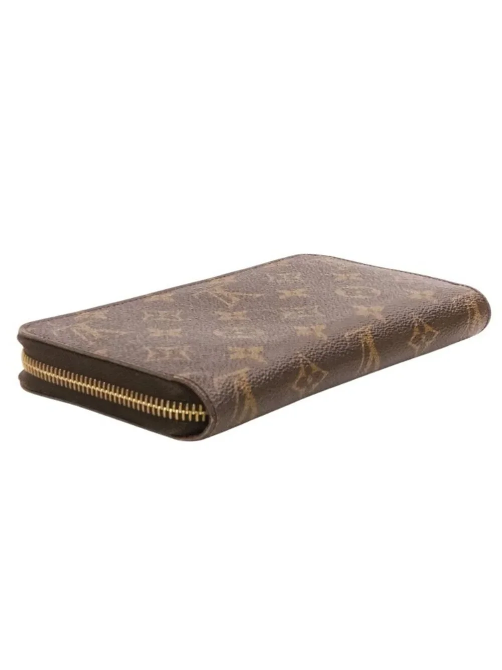Louis Vuitton Monogram Zippy Wallet Fuchsia Pink Brown